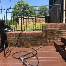 Pool deck and retaining wall cleaning in nicholasville ky 002