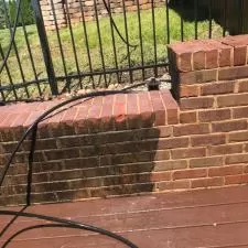 Pool deck and retaining wall cleaning in nicholasville ky 004