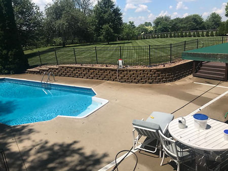 Pool deck cleaning keep bare feet safe from slips and heat